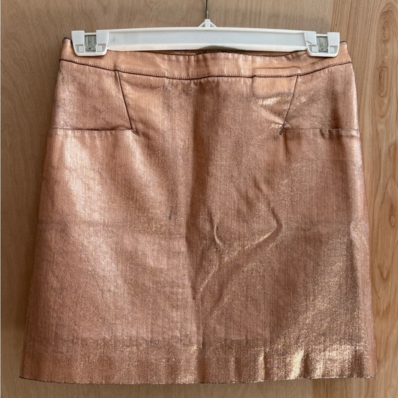 Club Monacco Copper Metallic Mini Skirt - Picture 3 of 12